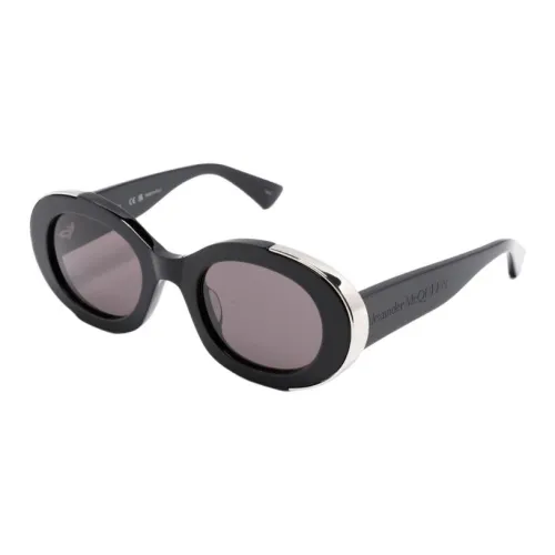 McQ Alexander McQueen OVAL SUNGLASSES Женские Черный