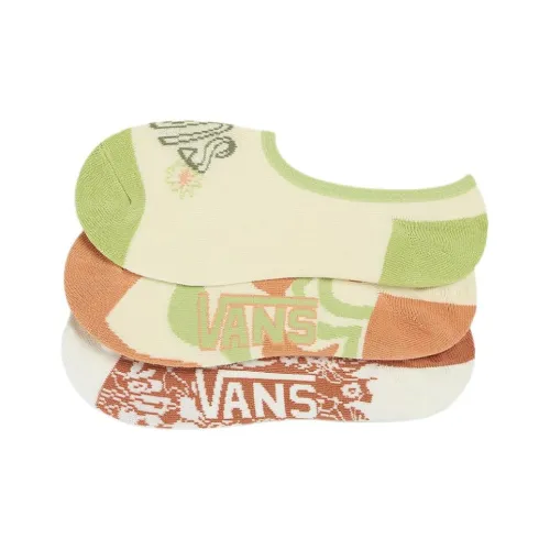VANS NATURES BOUNTY 3 шт Апельсин Женские No Show Носки