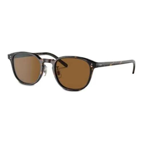 Oliver Peoples Ацетат OVAL SUNGLASSES Мужской Черепаховый