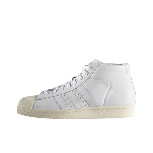 Adidas Originals Pro Model Винтаж Неслип Легкий MID Скейтборд Кроссовки Унисекс Белый