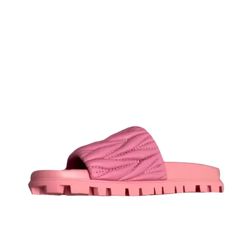 MIU MIU Слипоны Женские Розовые