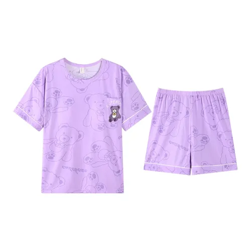 Empowering Words Пижамный комплект женский фиолетовый