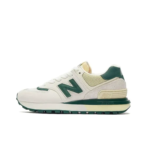 New Balance 574 Legacy Износостойкий и Легкий Низкий Топ Беговые кроссовки Мужские Серый Зеленый