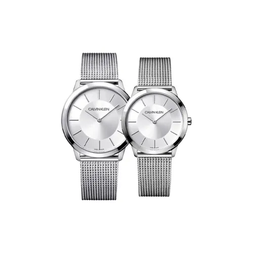 CK Calvin Klein Часы Кварцевый механизм Нержавеющая сталь Ремешок 40 мм и 35 мм Серебристый циферблат Унисекс