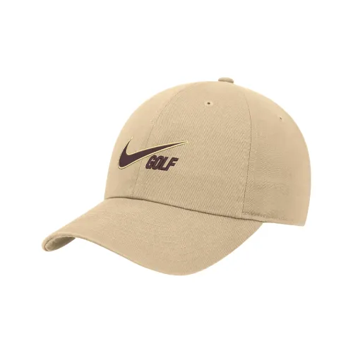 Nike Хлопковые кепки унисекс хаки