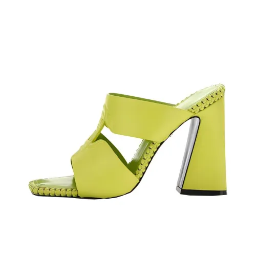 Roberto Cavalli Слипоны Женские Светло-зеленые