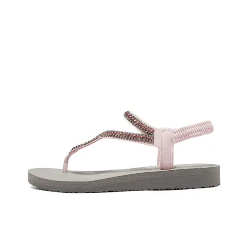 Skechers Cali Abrasion Resistant Шлепанцы Женские Светло-розовые