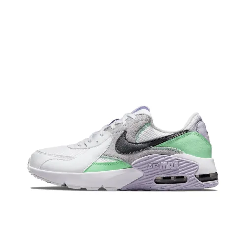 Nike Air Max Excee Low Беговые кроссовки Женские Белые Зеленые Фиолетовые