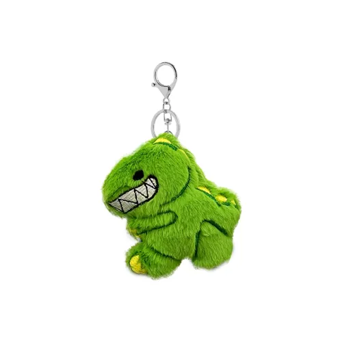 A Little Tide To Play Мультяшный Зеленый Маленький Динозавр Креативная Длинноволосая Кукла Плюшевая Подвеска