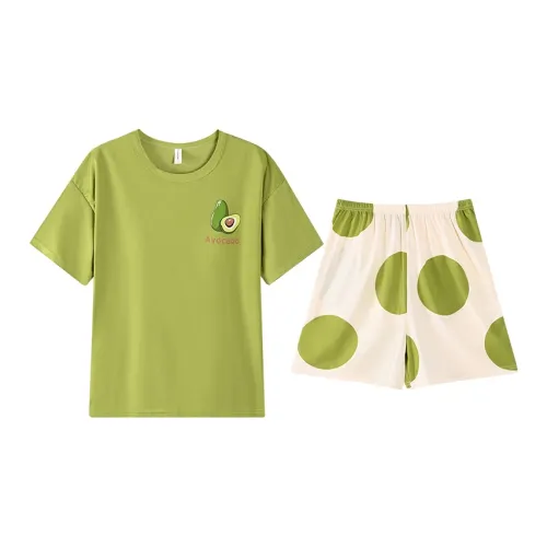 Empowering Words Пижамный комплект Женский Зеленый