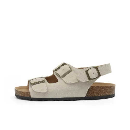 JOSINY Высота Увеличивающие Пляж One Ремешок Сандалии 2,7см Женские Экрю Хаки