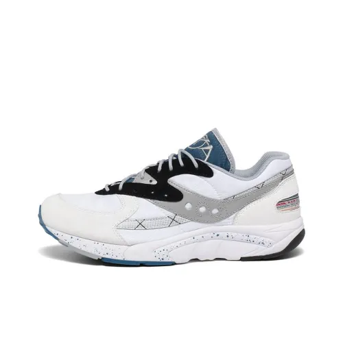 Saucony Aya Амортизация Противоскользящий Легкий Низкий Топ Повседневный Мужской Белый Серый Черный