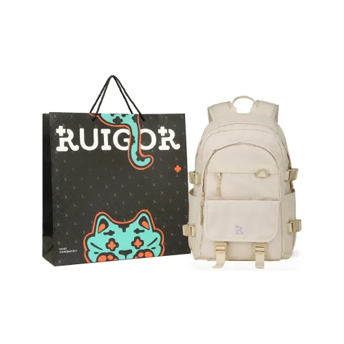 RUIGOR Ткань Рюкзак Унисекс Экрю