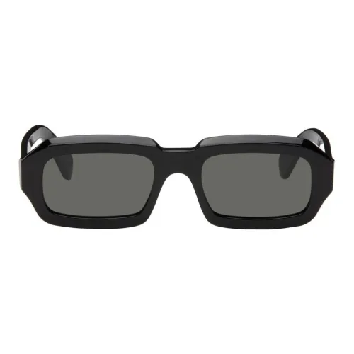 Retrosuperfuture Ацетат Квадратные Солнцезащитные Очки Мужские Черные