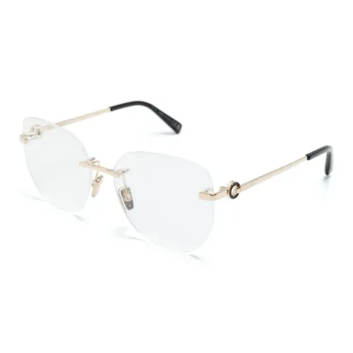 BVLGARI Металл Квадрат Оправы для очков Женские Золото