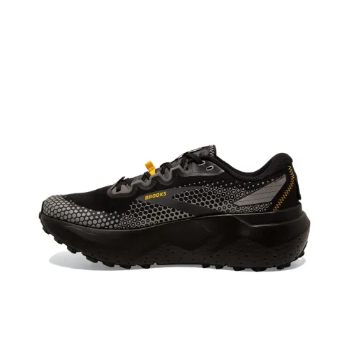 Brooks Caldera 6 Беговые кроссовки Низкий топ Черный Желтый Мужской