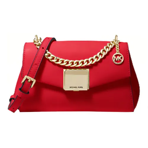 MICHAEL KORS Lita Кожа Сумка через плечо Маленькая Женская Красная