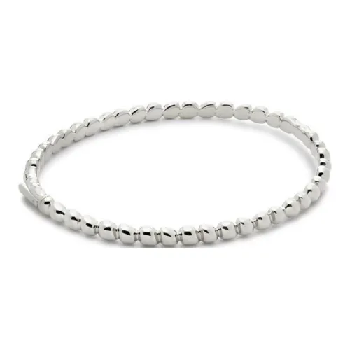 Monica Vinader Переработанный серебряный браслет женский серебряный