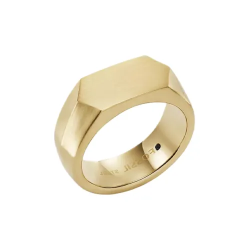 FOSSIL Нержавеющая сталь Кольца Унисекс Золото