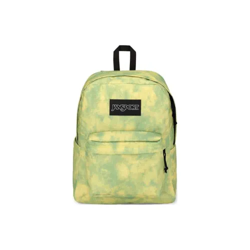 Jansport Ткань Рюкзак Унисекс Желтый Зеленый