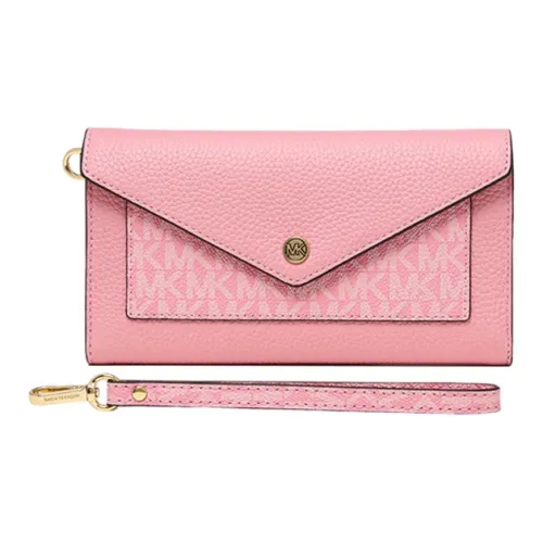 MICHAEL KORS Jet Set Item Клатч из искусственной кожи кошелек женский розовый