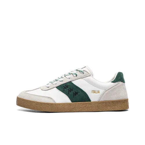 Кроссовки для скейтбординга KAPPA Low Top Корейский Белый/Стекло Зеленый 012 Унисекс
