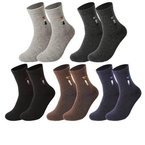 SEPTWOLVES Носки Crew Мужские упаковка из 5 пар набор в подарочной коробке
