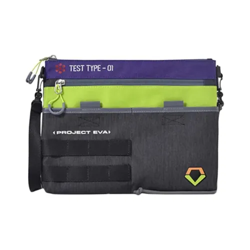 FIREFIRST Евангелион Коллаборация Нейлоновая ткань Сумка через плечо Средняя Унисекс Фиолетовый