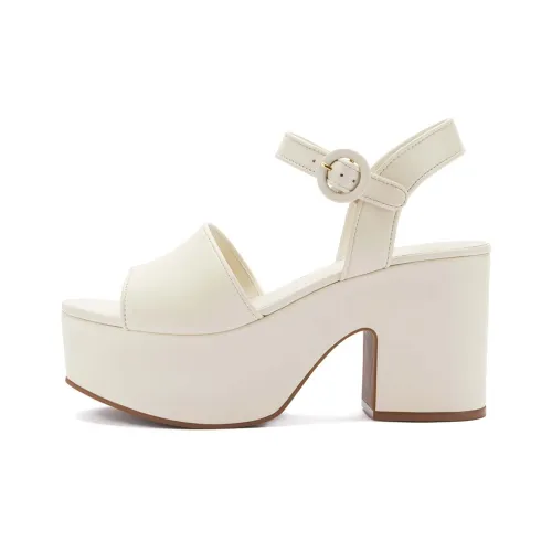 Larroude Miso one Ремень Сандалии 9cm Женские Айвори Белый