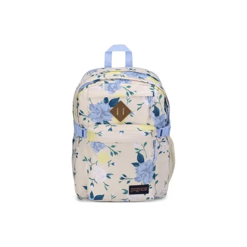 JanSport Полиэстер Рюкзак Унисекс Бежевый Фиолетовый