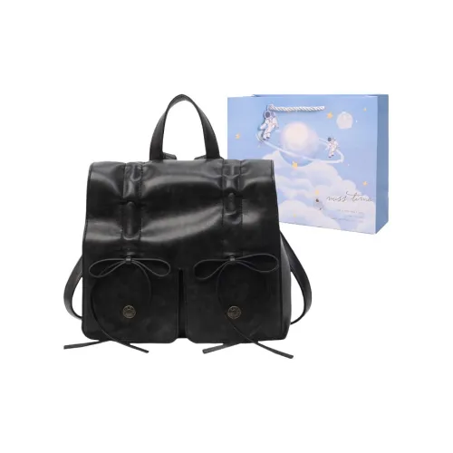 Duoluplo Doron Paul ПУ (полиуретан) Рюкзак Стандартный Женский Черный Кофейный Розовый