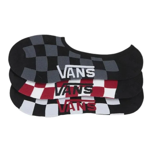 VANS 3 Pack Белые Мужские Носки без видимого края