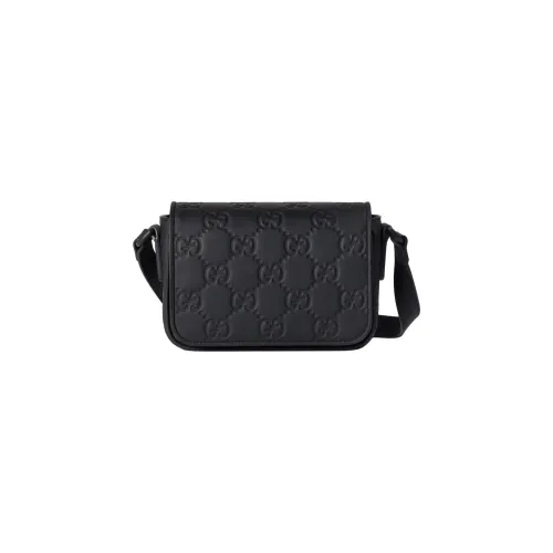 GUCCI Кожа Сумка через плечо Экстра мини Мужская Черная