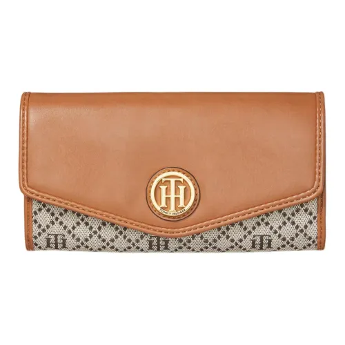 Tommy Hilfiger Полиэстер Кошелек Женские Коричневый