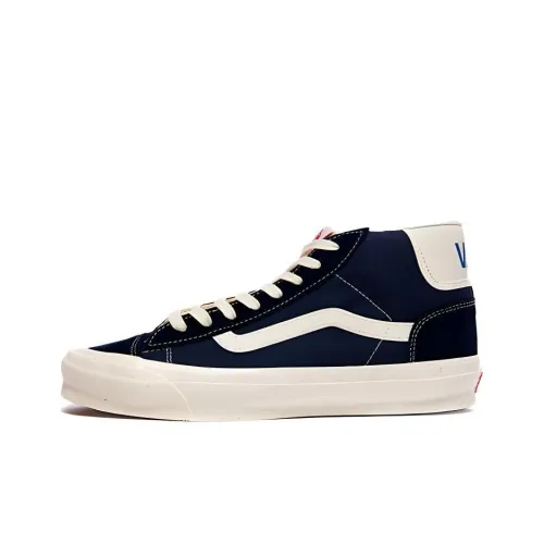 Vans Old Skool Collection L MID Топ Скейтборд Кроссовки Унисекс Синий Черный