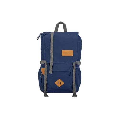 JanSport Полиэстер Рюкзак Унисекс Морской Синий