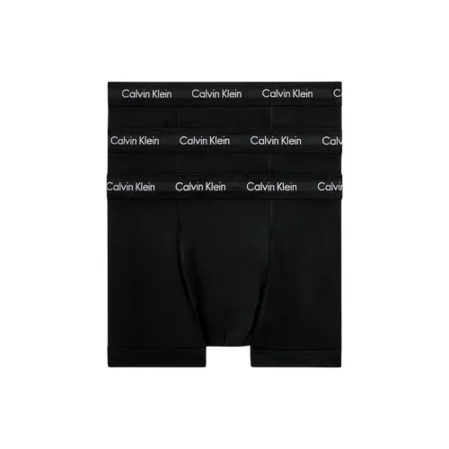 CALVIN KLEIN 3 упаковки трусов хлопок эластичный нижнее белье мужское 3 упаковки черный