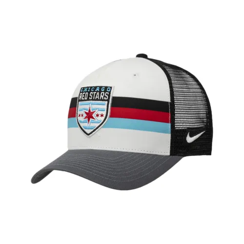 Nike Полиэстер Хлопок Кепки Унисекс Белый