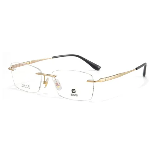 Cornstone Чистый титан Квадратные Оправы для очков Мужские