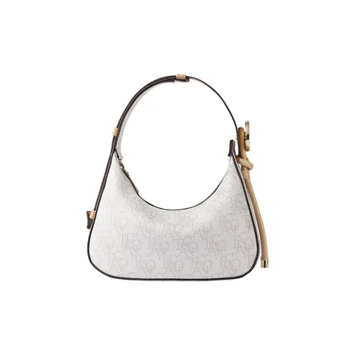 TUCANO Сумка из ПВХ Полумесяц Сумка Багет Сумка через плечо Стандартная Женская Экрю