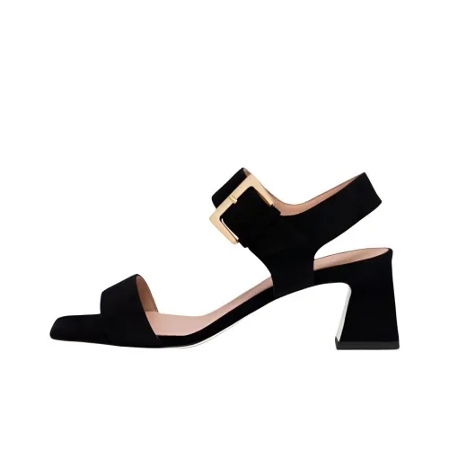 Pollini One Ремень Сандалии Черные Женские