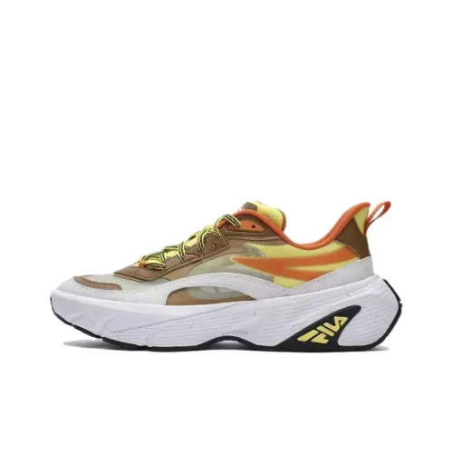 FILA WARPDRIVE Повседневный Низкий Топ Ярко-Желтый/Дождь Туманно-Серый Мужской