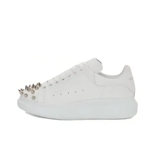 Alexander McQueen Oversized Sneaker OVERSIZED Low Топ Стильные Скейтбординги Женские Белые