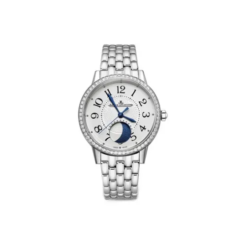 Jaeger LeCoultre Автоматический Механический Movement Женские Date Collection RENDEZ VOUS Часы 34 мм Серебряные
