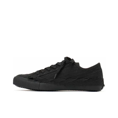 Yohji Yamamoto Low-Top Canvas Shoes Мужские Черные