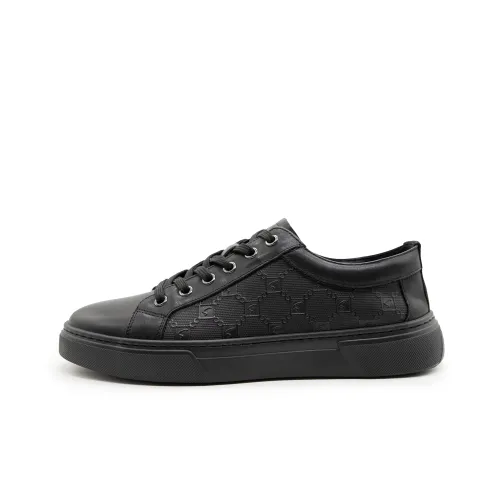 Satchi Мужские повседневные туфли Low Top Черные Мужские