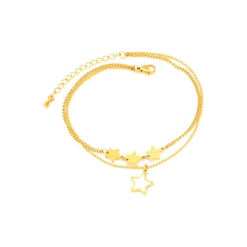 CHIEMOT Титановые стальные браслеты на щиколотку для женщин