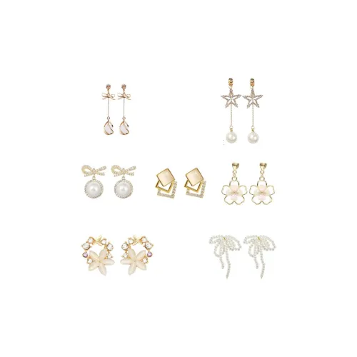 GAGA Серьги из стерлингового серебра 925 пробы с цирконием женские