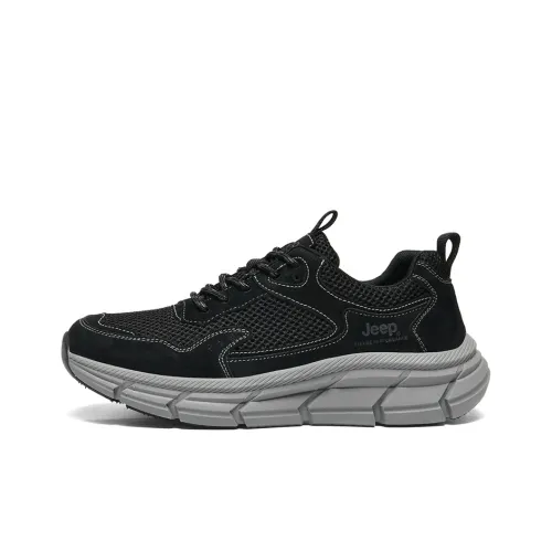 JEEP Повседневная Спортивная Низкая Обувь для Активного Отдыха Мужская Черная