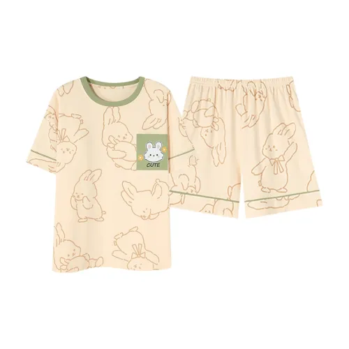 The Story Of The Flower Season Пижамный комплект Женские Ecru